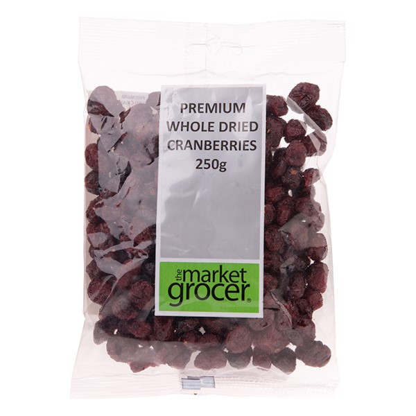 Market Grocer Dried Cranberry Whole 蔓越莓干 250g