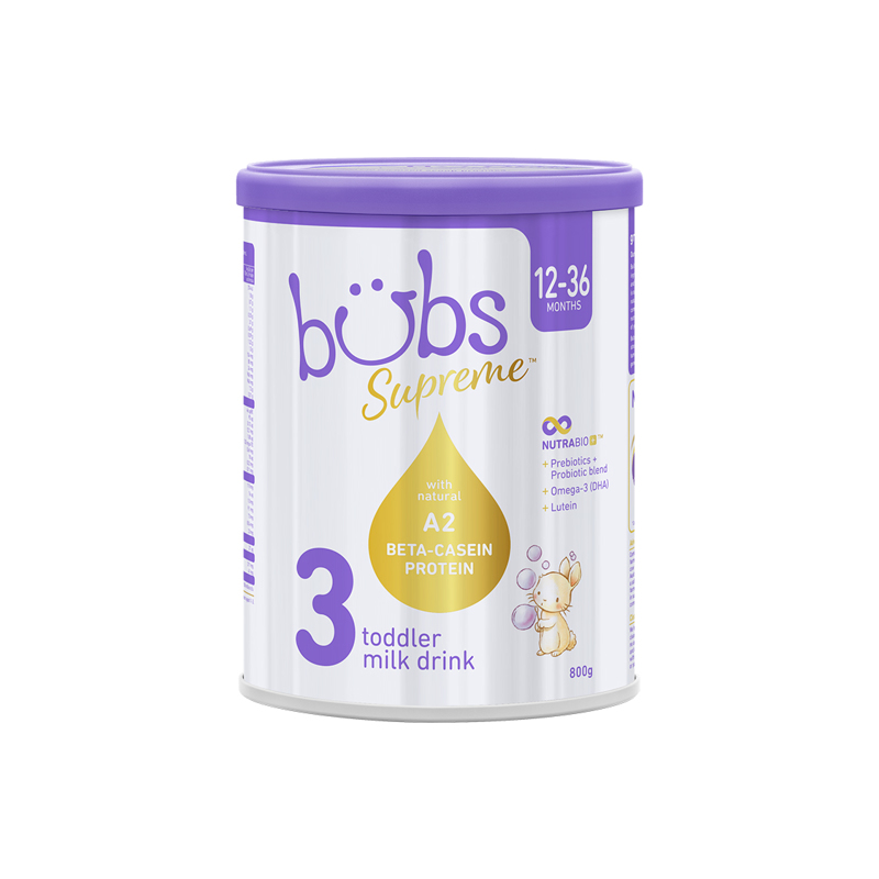 【特价】Bubs A2 β酪蛋白 婴儿配方牛奶粉 3段 800g  1岁+（2024/04）