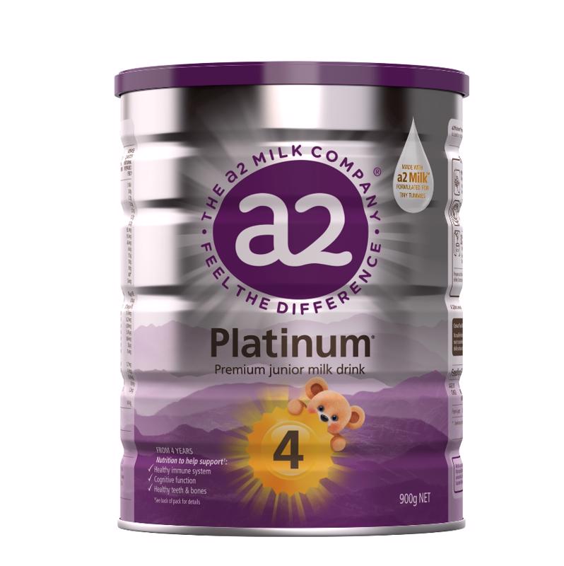 A2 Platinum 白金婴幼儿奶粉 4段 900g 新版  （4岁+）