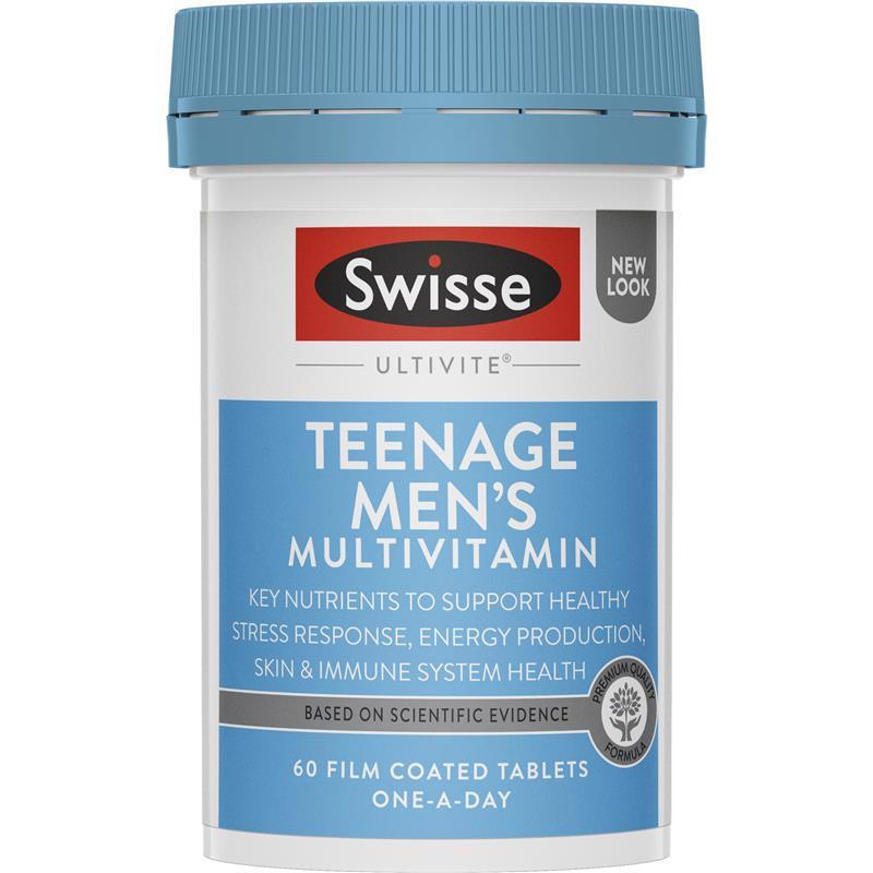 Swisse 青少年男孩复合维生素60粒 （新旧混发）