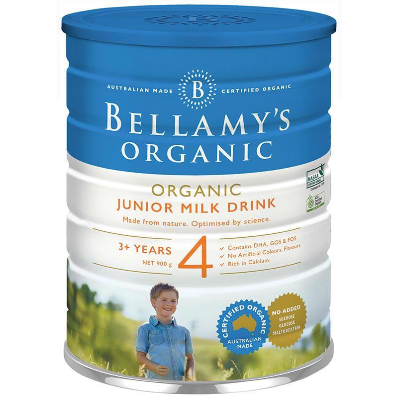 【品牌直发三罐包邮价】Bellamy's Organic 贝拉米经典有机婴儿奶粉 4段 900g 