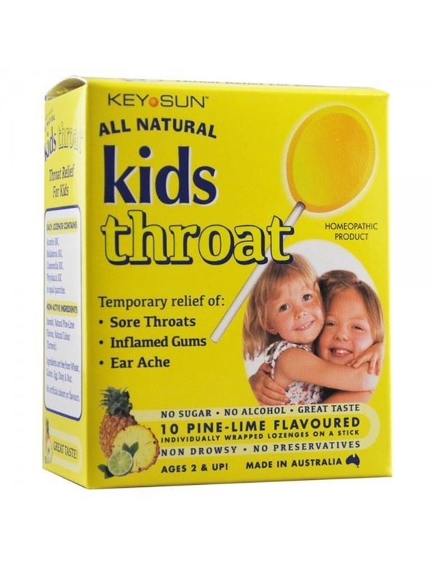 All Natural 儿童止咳感冒棒棒糖 菠萝青柠味 10支