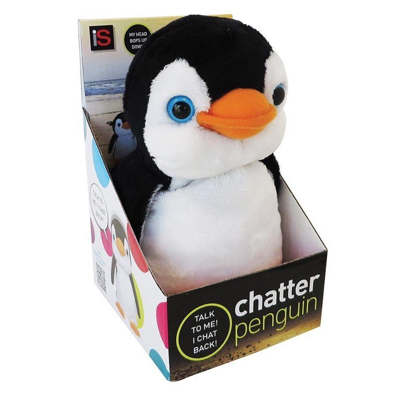 ChatterMate Kangaroo 会说话的企鹅 会模仿说话的公仔毛绒玩具娃娃礼物
