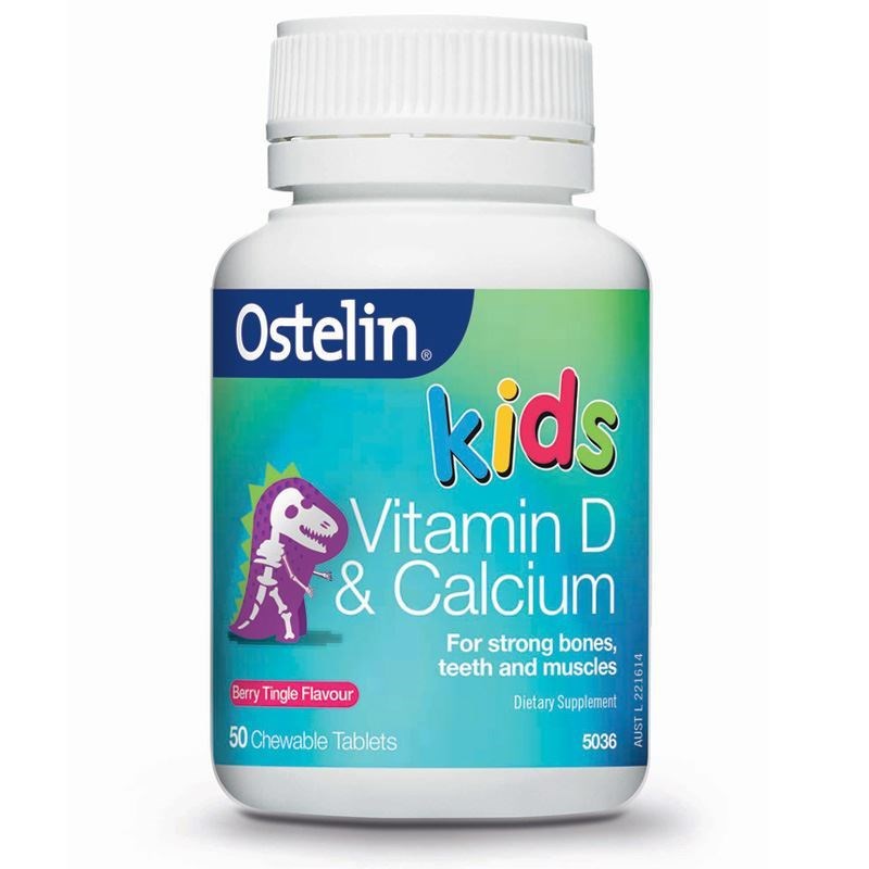 Ostelin Kids 小恐龙儿童钙片+维生素VD咀嚼片 50粒