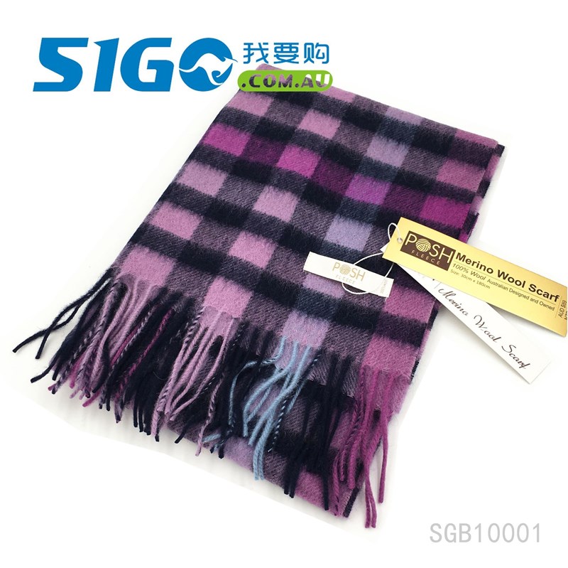 Posh SGB10001 美利奴羊毛围巾  30*180cm