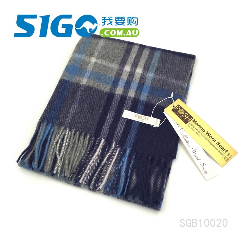Posh SGB10020 美利奴羊毛围巾  30*180cm