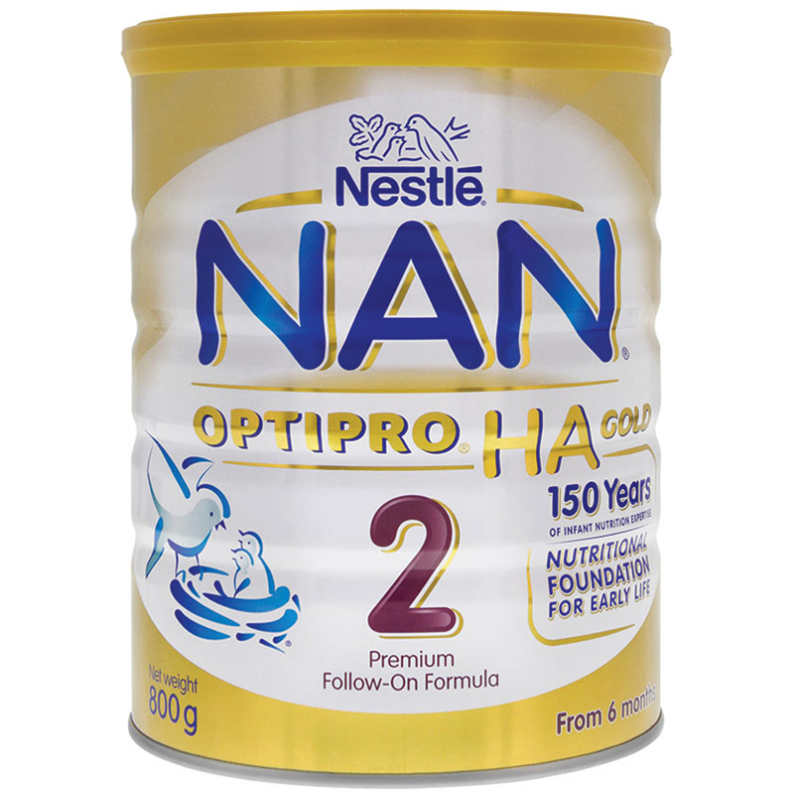 Nestle NAN HA 雀巢超级能恩金盾奶粉2段（6个月以上） 800g
