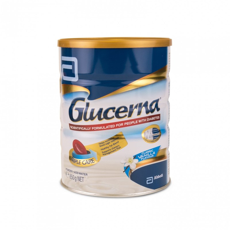 Glucerna 糖尿病奶粉 850g （控制血糖、胆固醇、促排便）【含气柱】