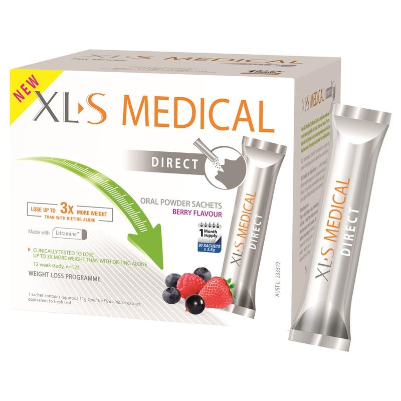 XLS MEDICAL 纯天然 植物 脂肪粘结剂 抑制吸收 餐后瘦身 减肥粉90包