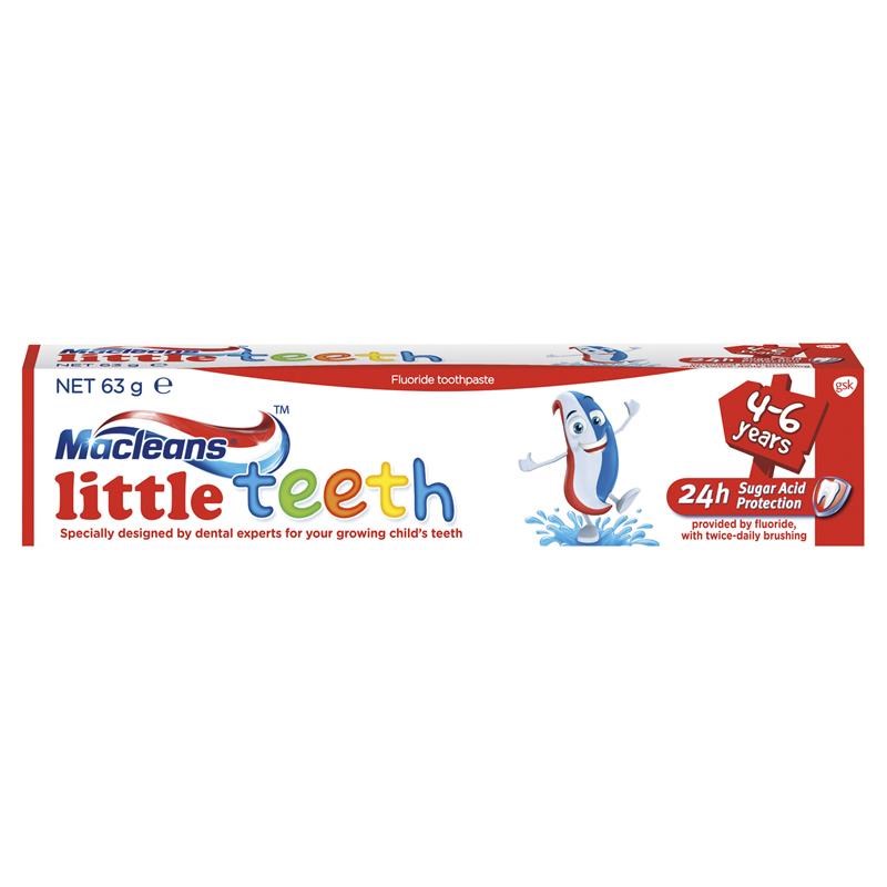 Macleans 低氟儿童牙膏 4-6岁 63g （防蛀牙）