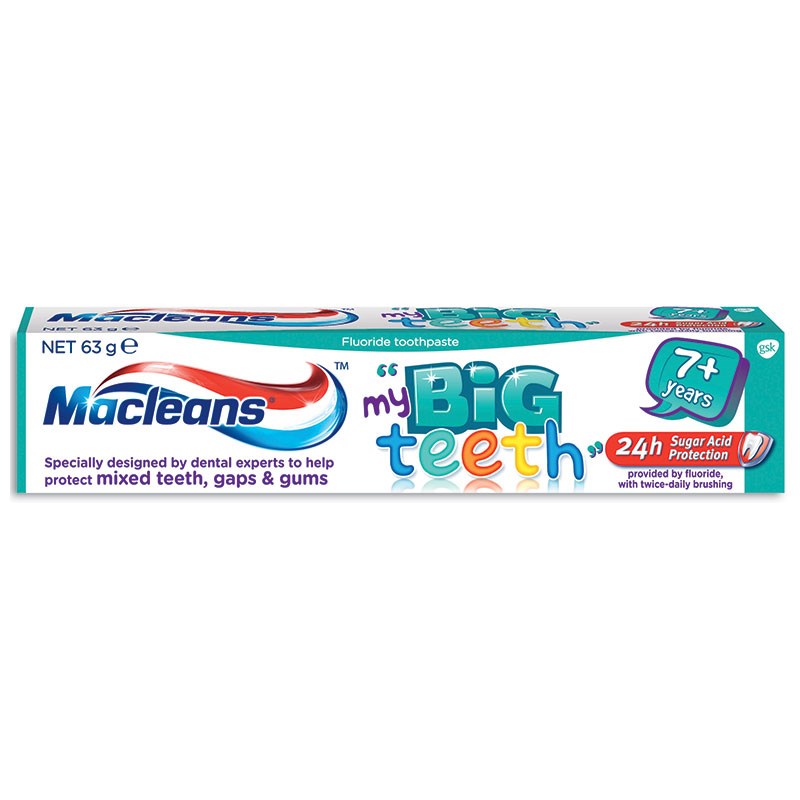 Macleans 低氟儿童牙膏 7岁以上 63g （防止蛀牙清洁牙齿）