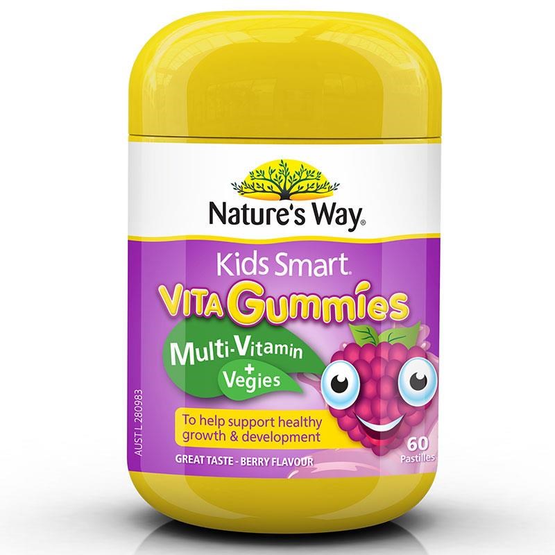 Nature's Way Kids Smart 佳思敏 儿童果蔬复合维生素软糖 60粒