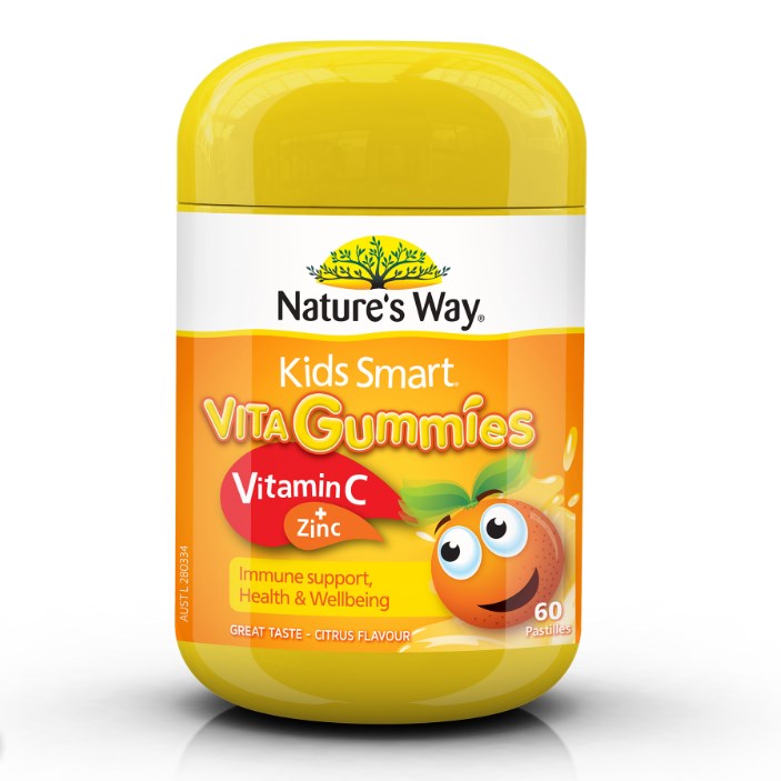 Nature's Way Kids Smart 佳思敏 儿童维生素C加锌软糖 60粒