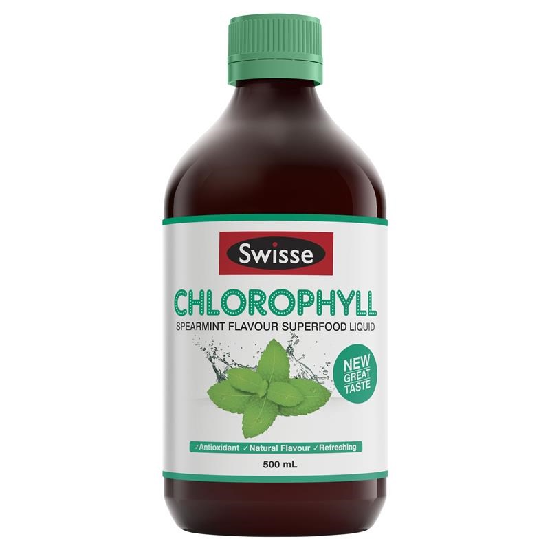 Swisse 排毒养颜液体叶绿素薄荷味 500ml 