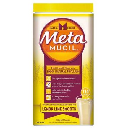 Metamucil 天然膳食纤维素粉剂 柠檬味 673g