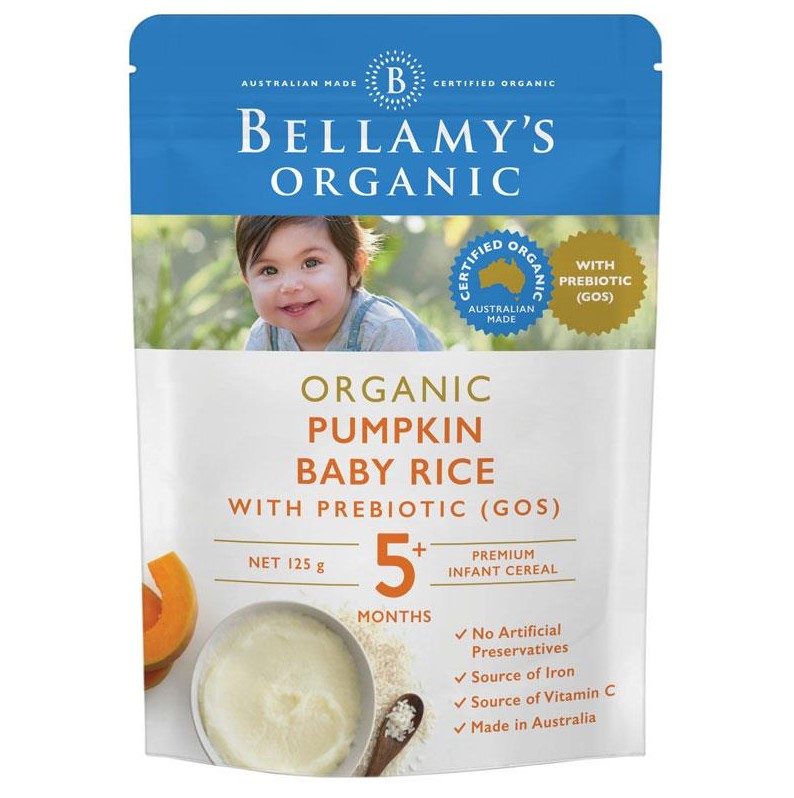 Bellamy's 贝拉米有机南瓜米糊 含益生菌 5+ 125g