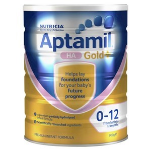 Aptamil 爱他美 HA 防蛋白过敏适度水解奶粉 900g（0-12 个月）