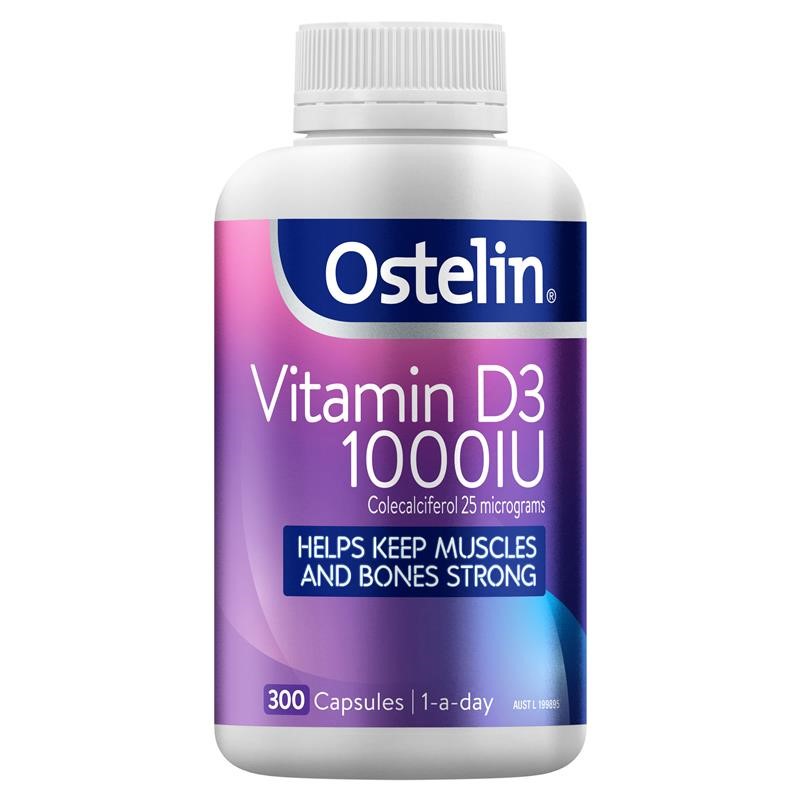 Ostelin 奥斯特林 维生素D 促进钙吸收 300粒
