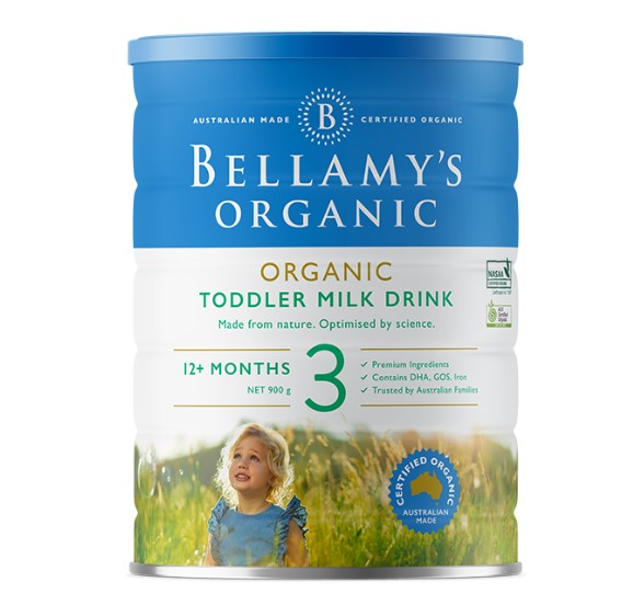 【特价促销】Bellamy's 贝拉米有机奶粉900g 3段（保质期2021/06）原价$30