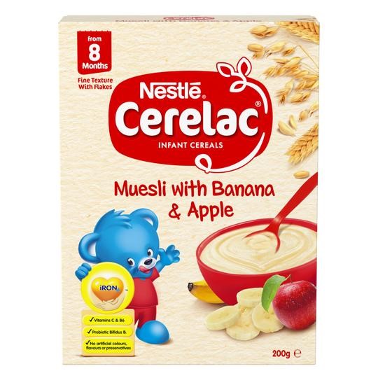 Nestle 雀巢 香蕉&苹果麦片 200g （8个月以上）