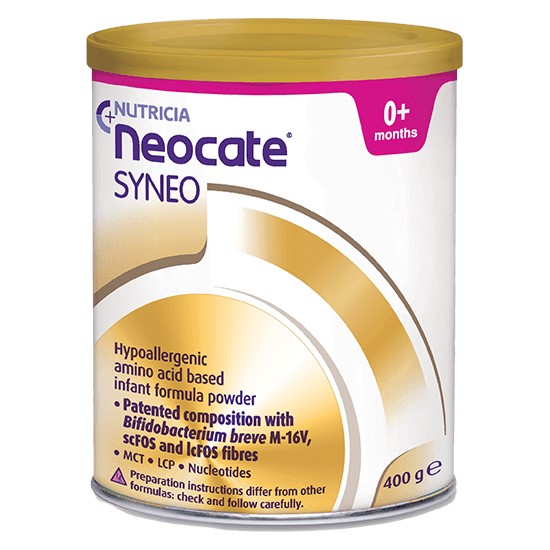 纽康特Neocate SYNEO益生菌氨基酸奶粉 适用婴儿牛奶蛋白过敏 1段 400g 