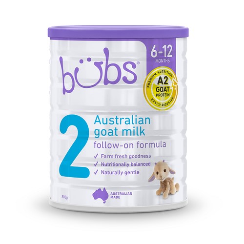 Bubs 婴幼儿配方羊奶奶粉2段6-12个月800g