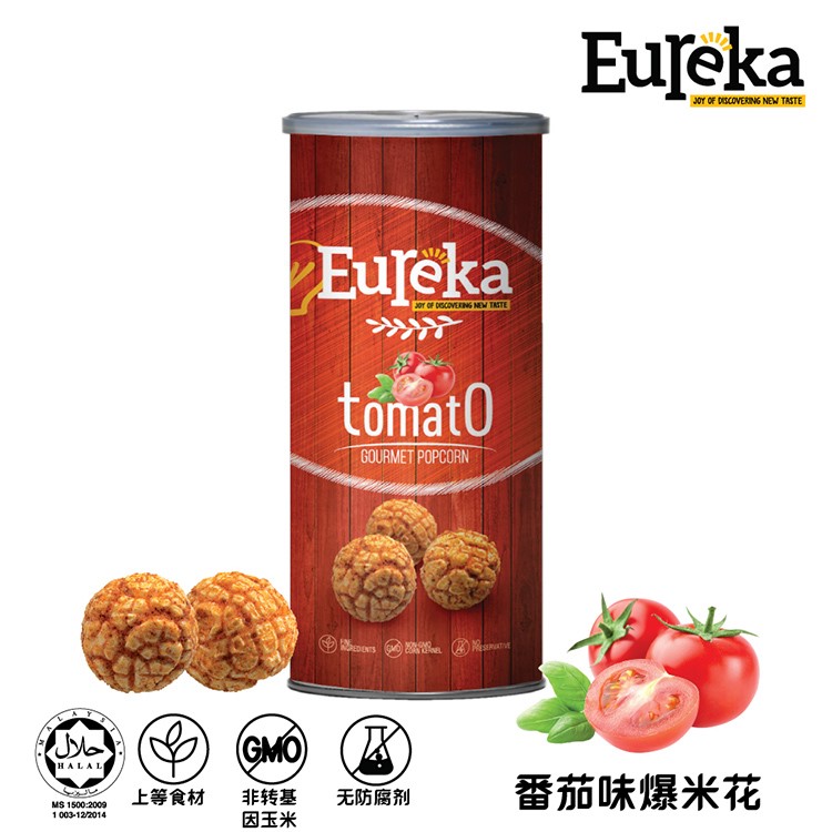 Eureka 爆米花 番茄味 70g (2021/05) 原价$3.8