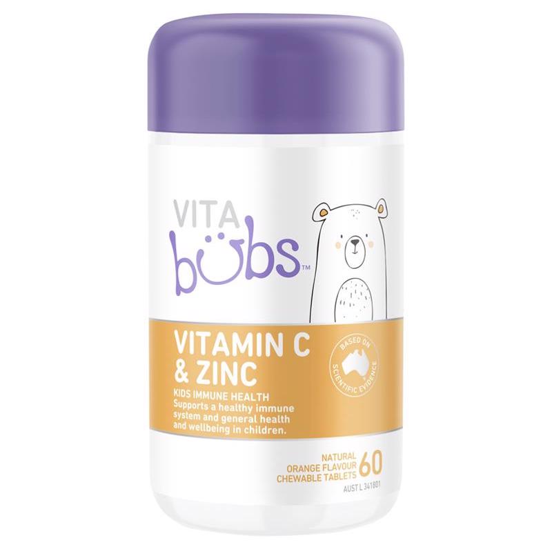 Vita Bubs 免疫健康 维C加锌 60T