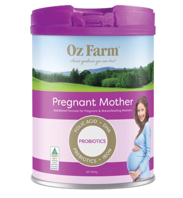 Oz farm 含叶酸多维配方孕妇营养奶粉 800g 新版 