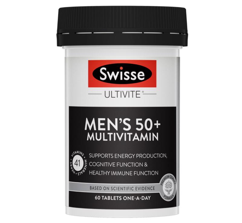 *缺货*【Swisse任意三件包邮】50岁以上 男性复合维生素 60粒 