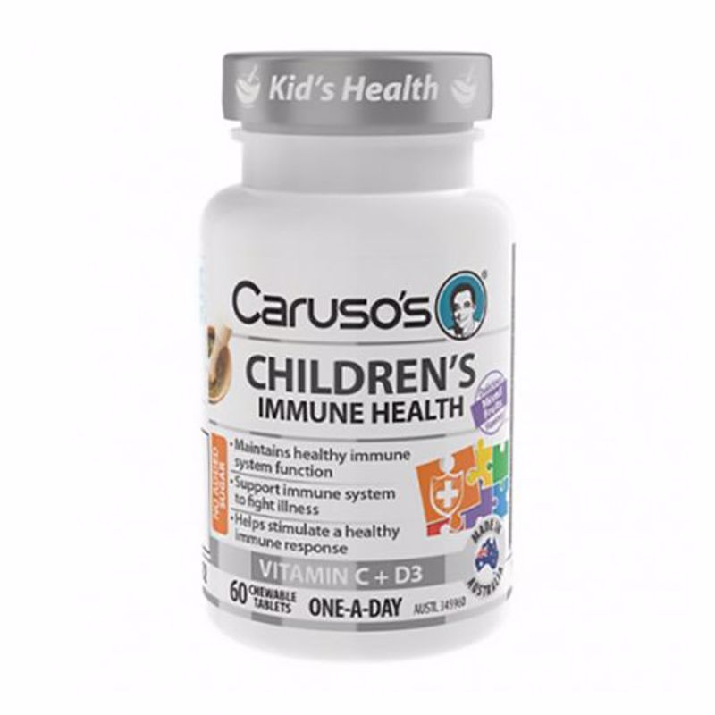 【特价】Caruso’s 儿童免疫力咀嚼片 60粒 增强体质食欲 (2023/3/31)