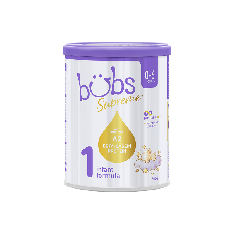 【特价】Bubs A2 β酪蛋白 婴儿配方牛奶粉 1段800g 0-6月 800g（2024/03）