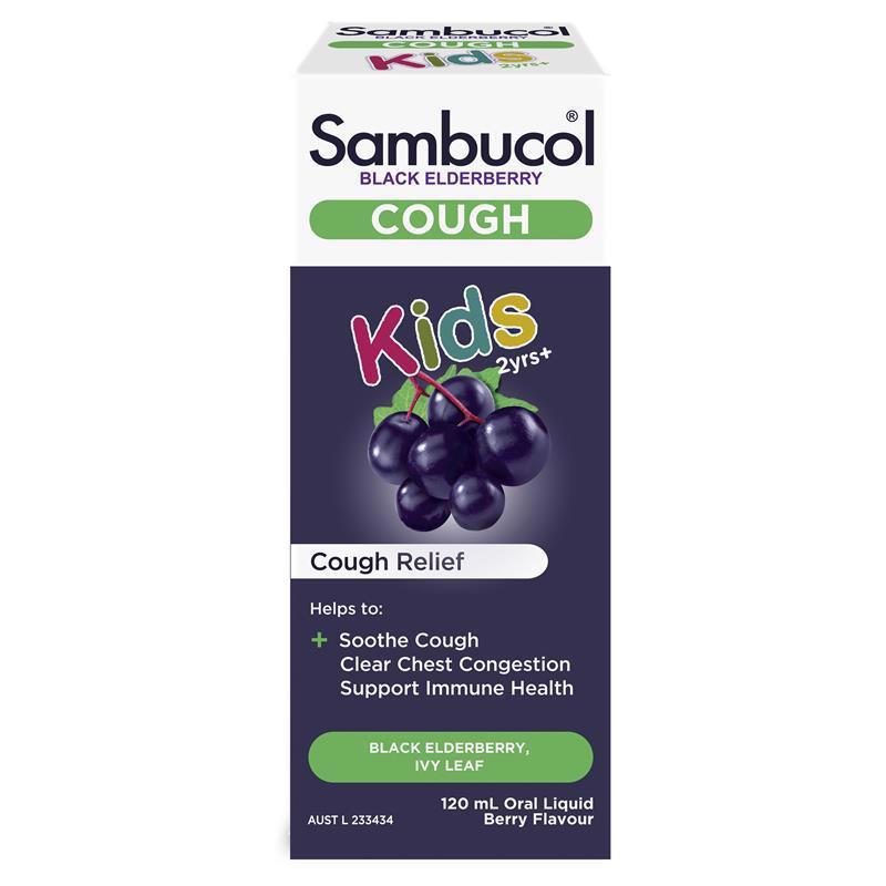 Sambucol 儿童黑接骨木止咳糖浆（2岁以上适用）120ml