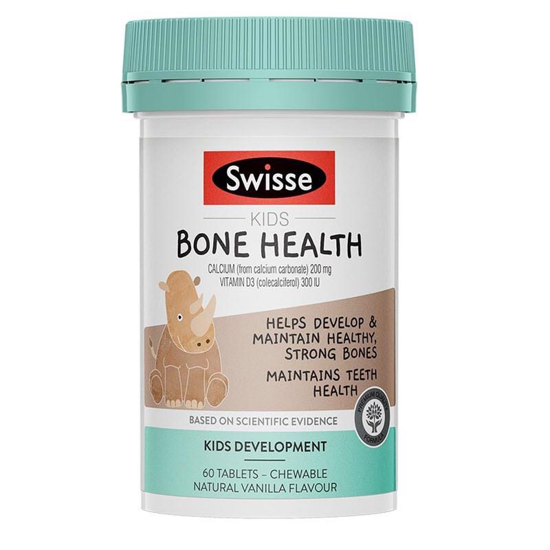 Swisse 儿童钙+维生素D3骨骼健康咀嚼片 60片