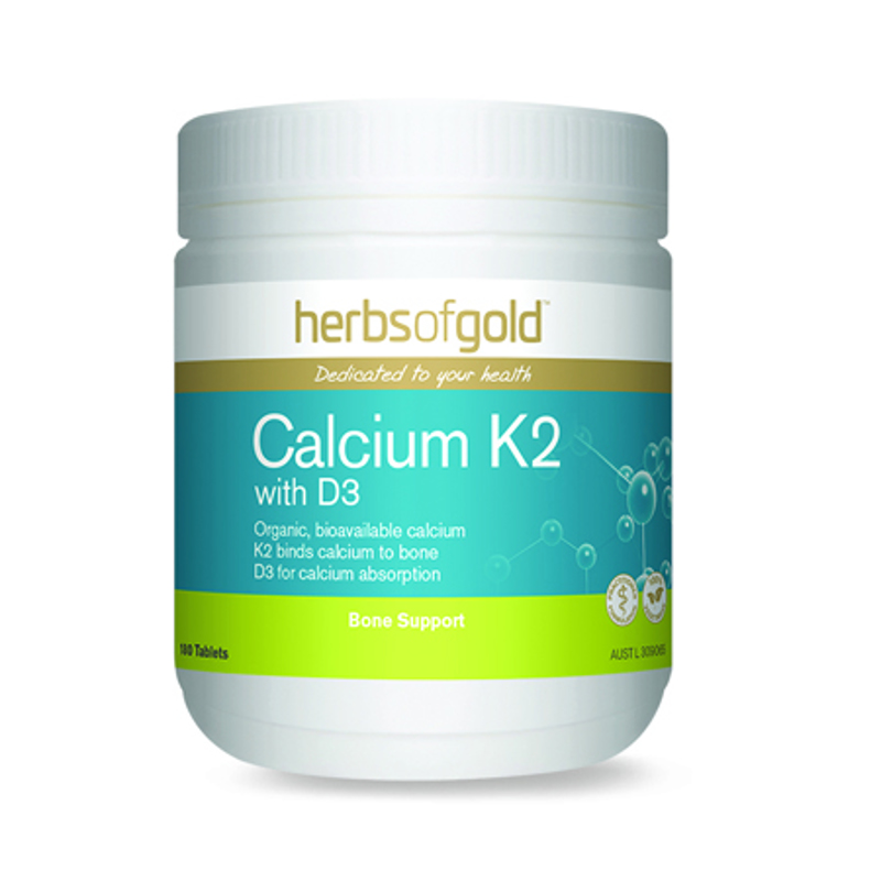Herbs Of Gold K2+D3海藻钙片 180粒 