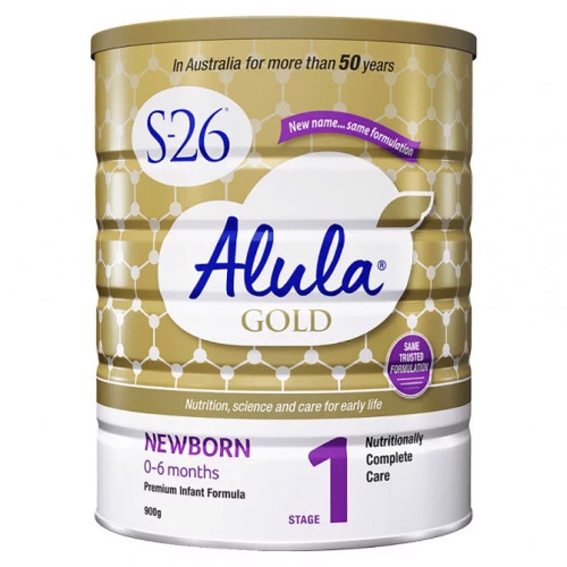 特价Alula S26 金装1段婴儿奶粉 900g 