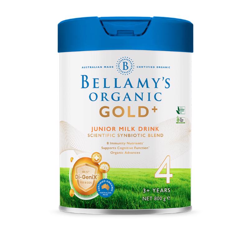 Bellamy's 贝拉米金装版有机儿童配方奶粉4段（3岁+）800克