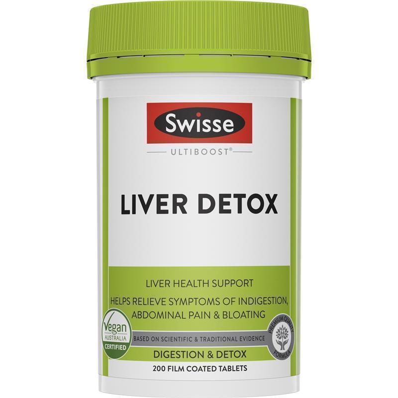 【Swisse任意三件包邮】Swisse Liver Detox 护肝片 200粒