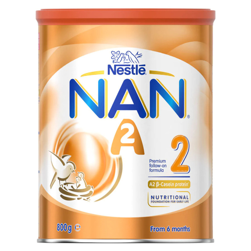 Nestle 雀巢NAN 能恩A2婴幼儿配方奶粉2段 800g