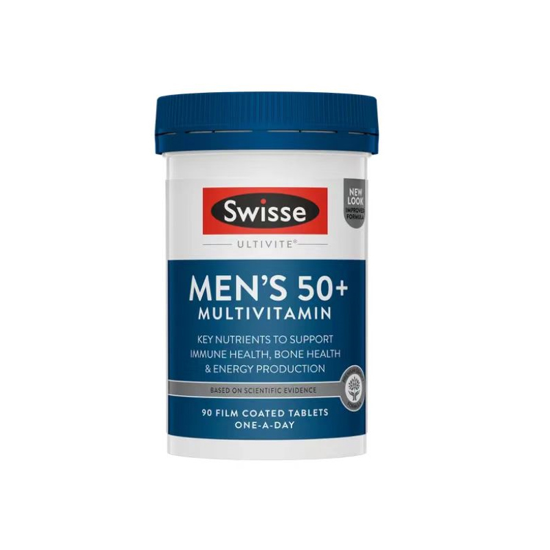 【Swisse任意三件包邮】Swisse 男性50岁以上复合维生素 90粒