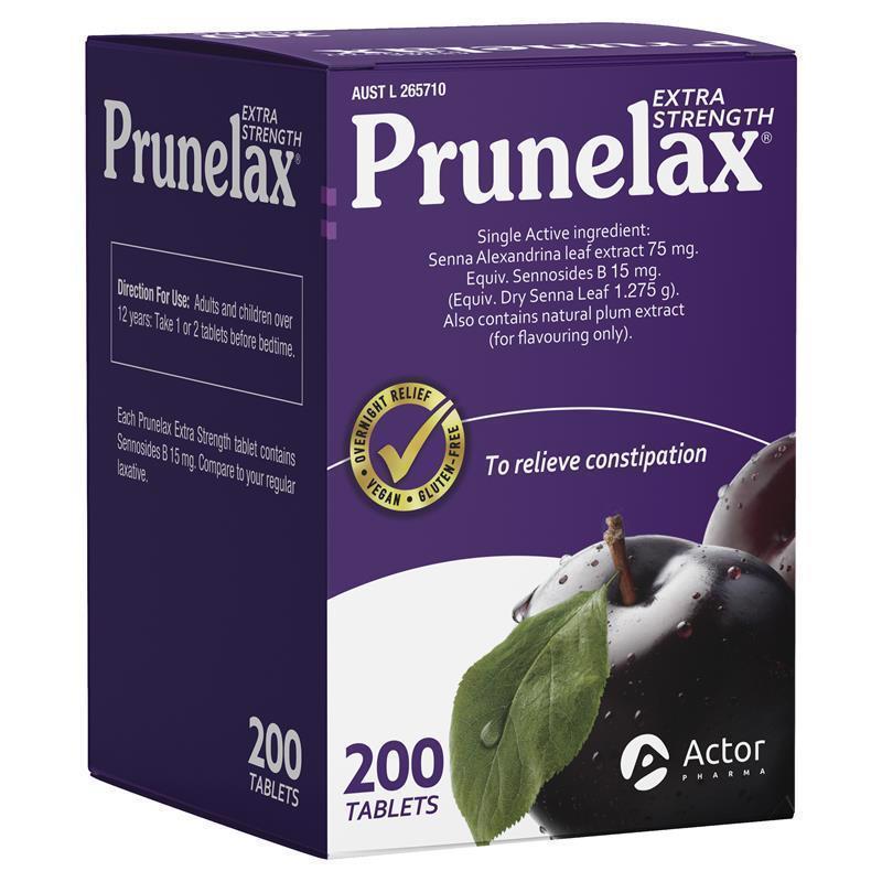 Prunelax 天然提取西梅片 200片 便秘缓解润肠通便修复肠道