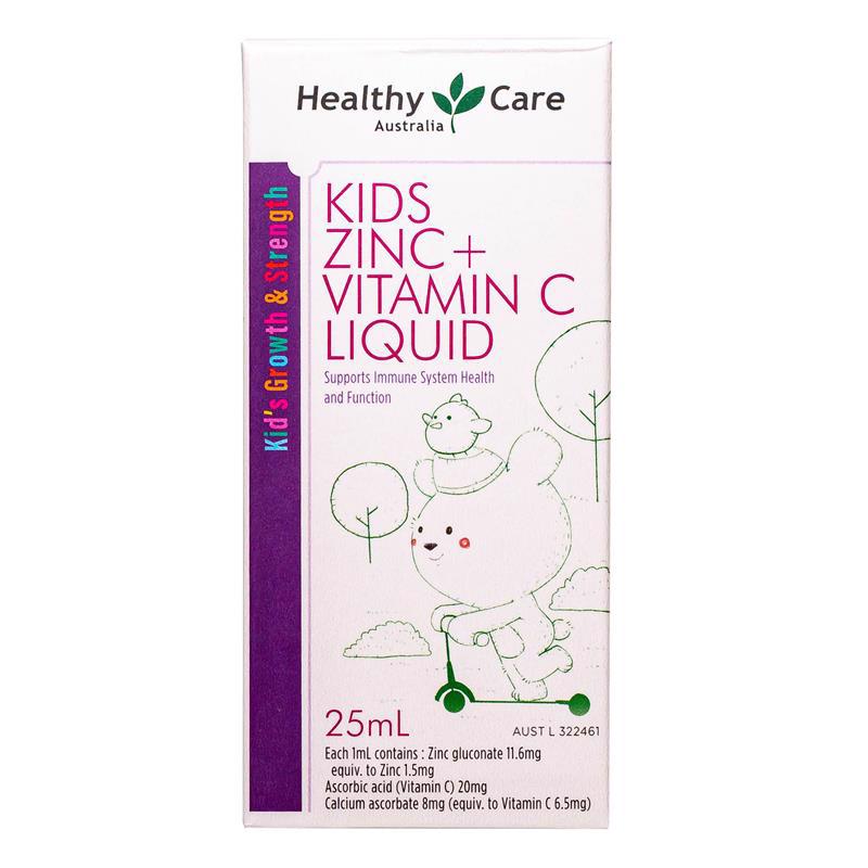【特价🉐】Healthy Care 儿童维生素C补锌营养液 25ml (2024/11)